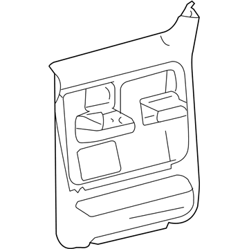 Ford 6L3Z-1627406-AAA Door Trim Panel