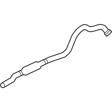 Ford BR3Z-5A212-C Exhaust Pipe, Rear Driver Side