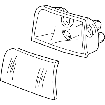 Ford 4W7Z-13008-A Headlamp Assembly, Front Driver Side