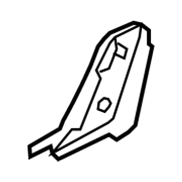 Ford DE9Z-7467460-AB Latch Cover, Center Outer Passenger Side