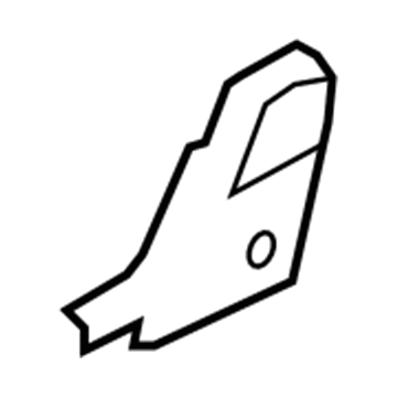 Ford DE9Z-7467460-AE Latch Cover, Center Outer Driver Side