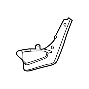 Ford NZ6Z-16B074-A Lower Deflector, Front Passenger Side