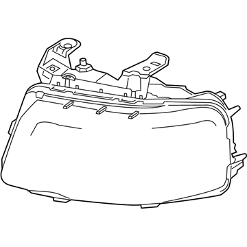 Ford FL7Z-13008-J Headlamp Housing, Front Passenger Side