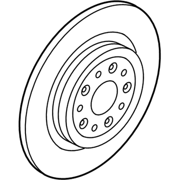 Ford 5U2Z-1V125-GD Rotor