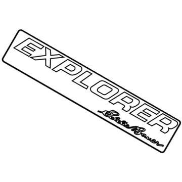 Ford 6L2Z-7842528-D Nameplate, Rear