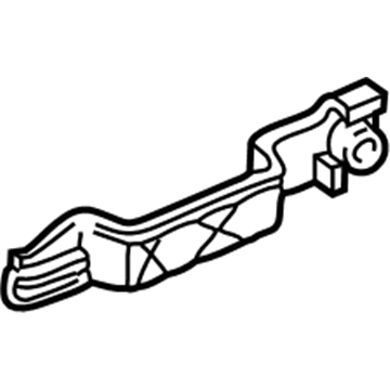 Ford YS4Z-5426685-AC Reinforcement Bracket, Front Driver Side