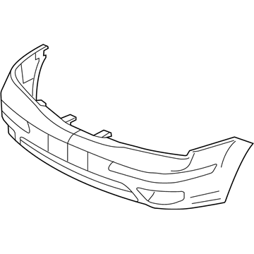 Ford Focus Bumper - 6S4Z-17D957-BAPTM
