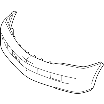 Lincoln Bumper - 9L7Z-17D957-APTM