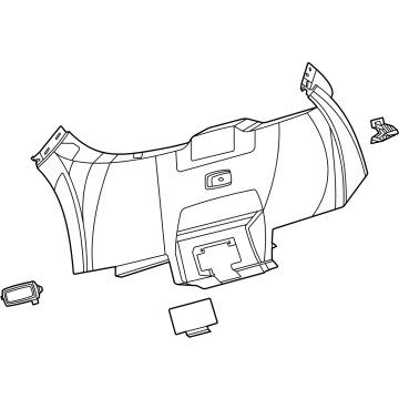 Ford LJ8Z-5842906-AD Lower Gate Trim