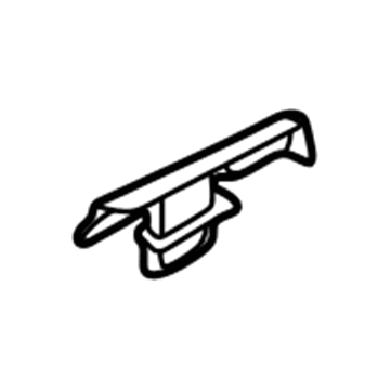 Ford AE9Z-7421486-B Belt Molding Rear Clip, Passenger Side