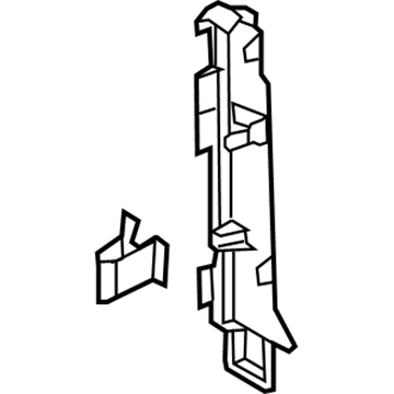 Ford BB5Z-78044C60-AD Cowl Kick Panel, Passenger Side