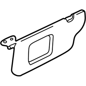 Ford 1F1Z-5404104-AAA Visor Assembly - Sun