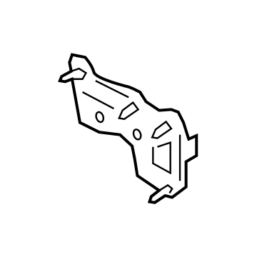Ford LX6Z-17B749-D Bumper Bracket, Passenger Side