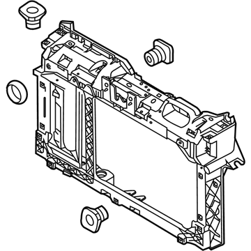 Ford CE8Z-16138-D Radiator Support, Front