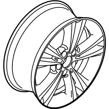Lincoln MKX Spare Wheel - 9A1Z-1007-B