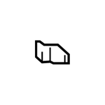 Ford 4L3Z-16758-AB Hood Bumper, Front
