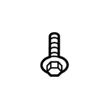 Ford -W502661-S437 Retainer Screw