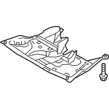 Lincoln DA8Z-9910494-A Under Cover