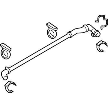Ford BC3Z-8597-A Connector Hose, Upper