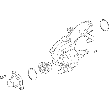 Ford P2GZ-8503-A Water Pump Housing