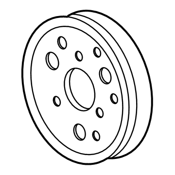 Ford Water Pump Pulley - P2GZ-8509-A