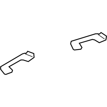 Ford 8A5Z-5431406-AA Grip Handle, Black, Passenger Side