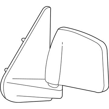 1994 Ford Ranger Car Mirror - F87Z-17682-SAA