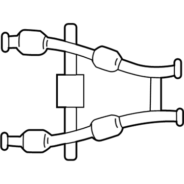 Ford Mustang Catalytic Converter - 2R3Z-5F250-DA