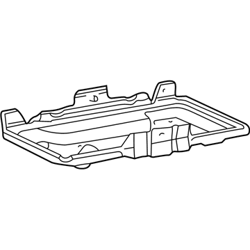 Ford E-250 Econoline Battery Tray - F2UZ10732A