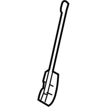 Ford 7T4Z-78613D10-AB Seat Belt Guide, Camel, Rear Passenger Side