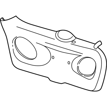 Mercury F7DZ-7440704-AAC Lower Trim Panel