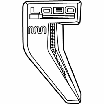 Ford ML3Z-16720-E Nameplate, Front Passenger Side