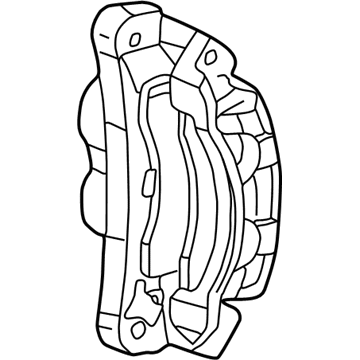 Ford 8U9Z-2B120-AA Caliper, Front Passenger Side