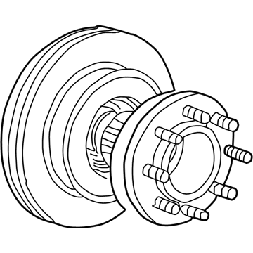 Ford 5C3Z-1102-A Front Hub