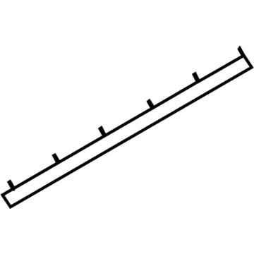 Ford 1C3Z-26253A24-A Lower Weatherstrip, Rear