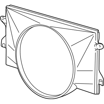1999 Ford E-150 Econoline Fan Shroud - 2C2Z-8146-AC