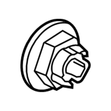 Ford AV6Z-3B477-A Axle Nut, Front