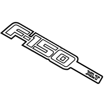 Ford 9L3Z-16720-CB Nameplate, Front Driver Side