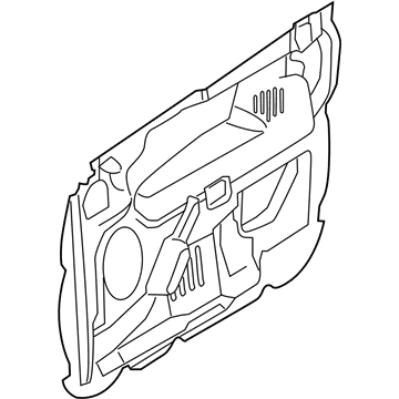 Ford 9L8Z-78237A05-C Water Shield, Front Driver Side