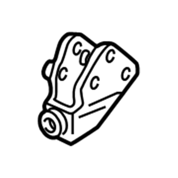 Ford 4C2Z-3B095-AA Radius Arm Bracket, Passenger Side
