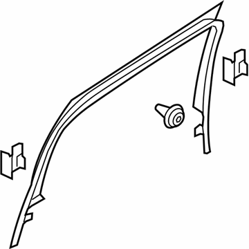 Ford Door Moldings - CJ5Z-7851753-AB