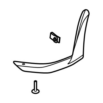 2022 Ford Mustang Air Deflector - KR3Z-17626-AB