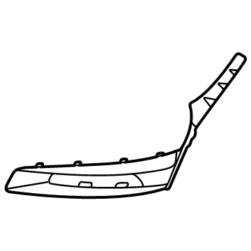 Ford KR3Z-15266-AA Bezel, Front Lower Driver Side