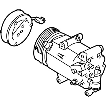 Ford Transit Connect A/C Compressor - CV6Z-19703-M
