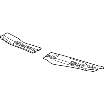 Ford 4F1Z-54018A17-AAA Cowl Grille, Driver Side