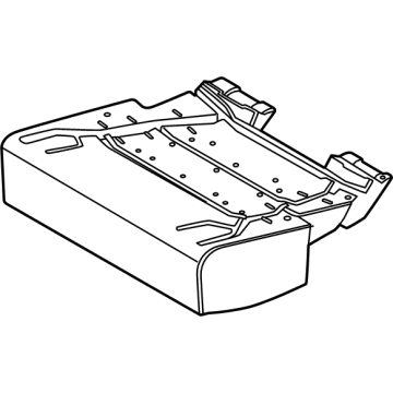 Ford ML3Z-1863840-A Seat Cushion Pad, Rear Passenger Side