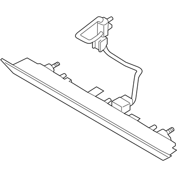 Ford EJ7Z-13A613-A High Mount Lamp, Rear