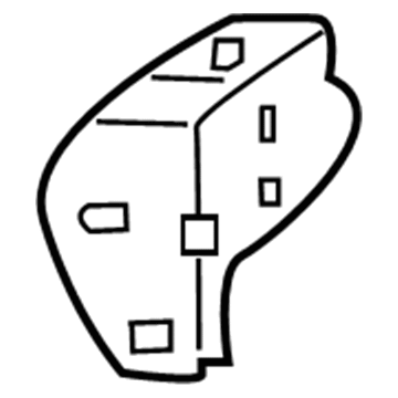 Ford 4L3Z-17787-AB Mount Bracket, Rear Passenger Side