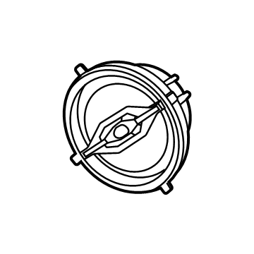Ford CU5Z-17D696-A Motor Assembly, Front