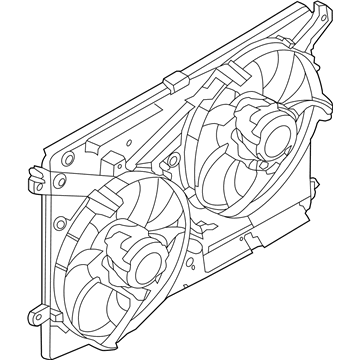 2020 Ford Fusion Engine Cooling Fan - DG9Z-8C607-J